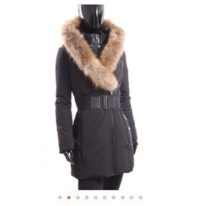 Ladies Winter Jacket w/genuine fur